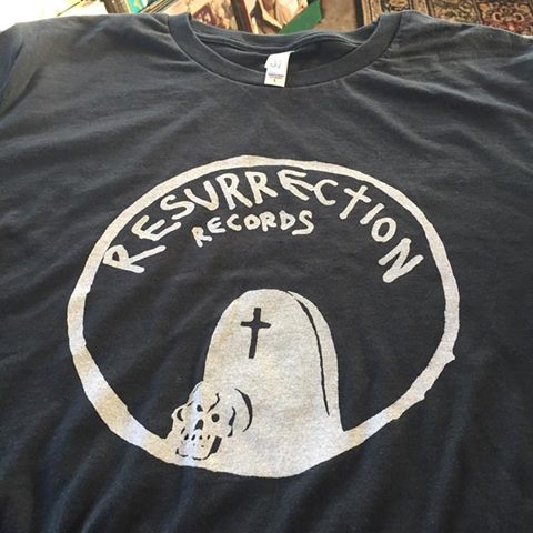 Resurrection Records Tombstone T-Shirt [VARIOUS COLORS]