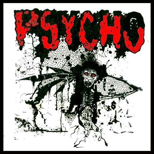 Psycho- 2010 7"  ~~  Sawblade shaped vinyl!!