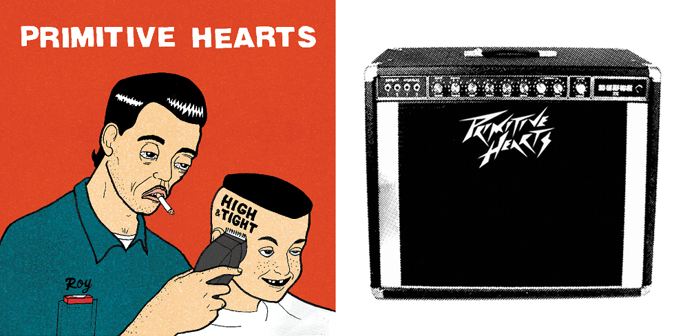 Primitive Hearts- "High & Tight" LP + "S/t 7" COMBO PACKAGE