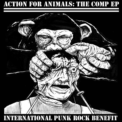 Action For Animals- The Comp EP 7" *ORANGE VINYL + DOWNLOAD*