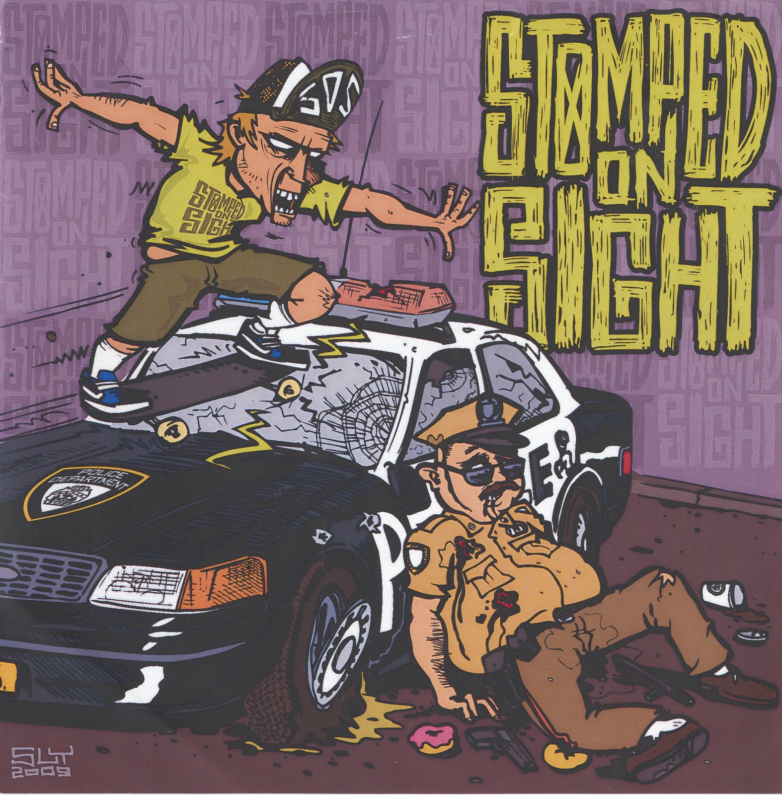 Stomped on Sight- S/T 7"