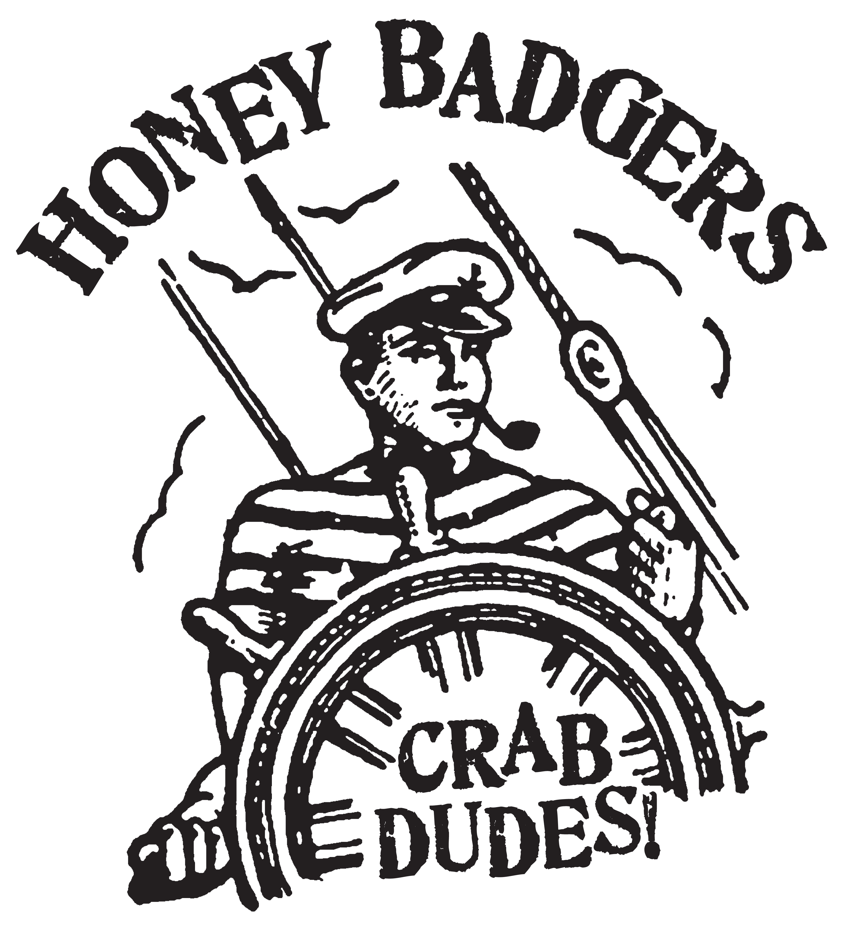 Honey Badgers- Crab Dudes 7"