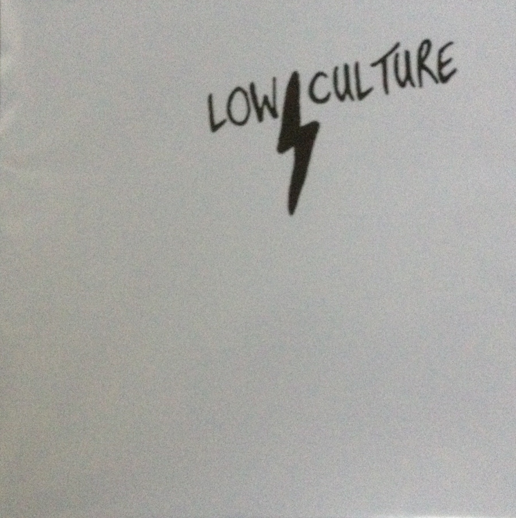 Low Culture- S/t 7"