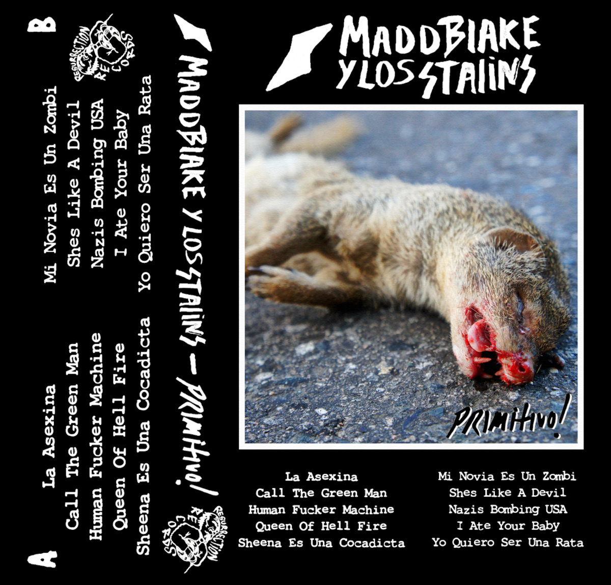 Madd Blake Y Los Stalins- Primitivo! Cassette tape