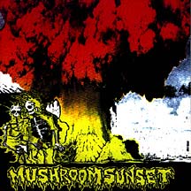 The Aborted / Mushroom Sunset Split 7"  ~~  LIMITED ORANGE VINYL