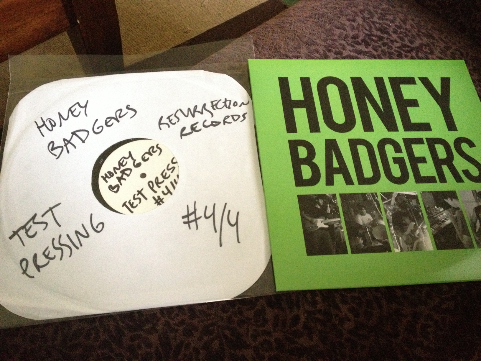 Honey Badgers- Buena Park LP *TEST PRESSING*