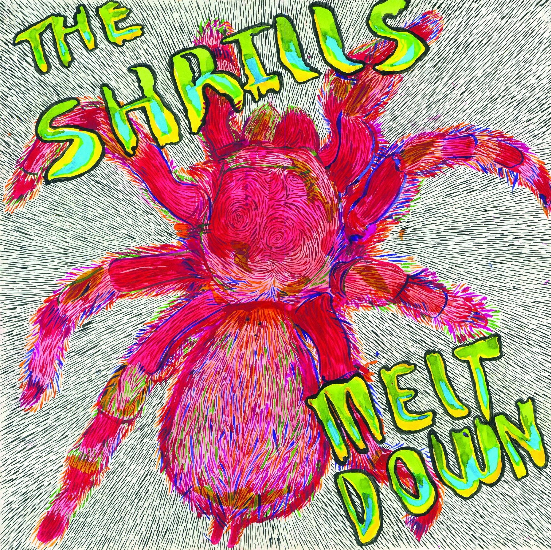 The Shrills- Meltdown LP  **ON GREEN MARBLE VINYL**