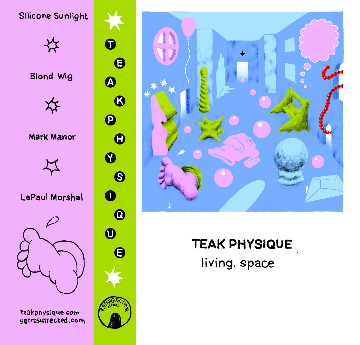Teak Physique- living. space Cassette Tape