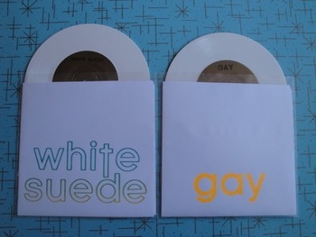 Gay / White Suede Split 7" *WHITE VINYL*