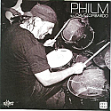 Philm B/W Dave Lombardo Split 7"  ~~  BLUE VINYL