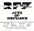 RF7- Acts of Defiance 7"